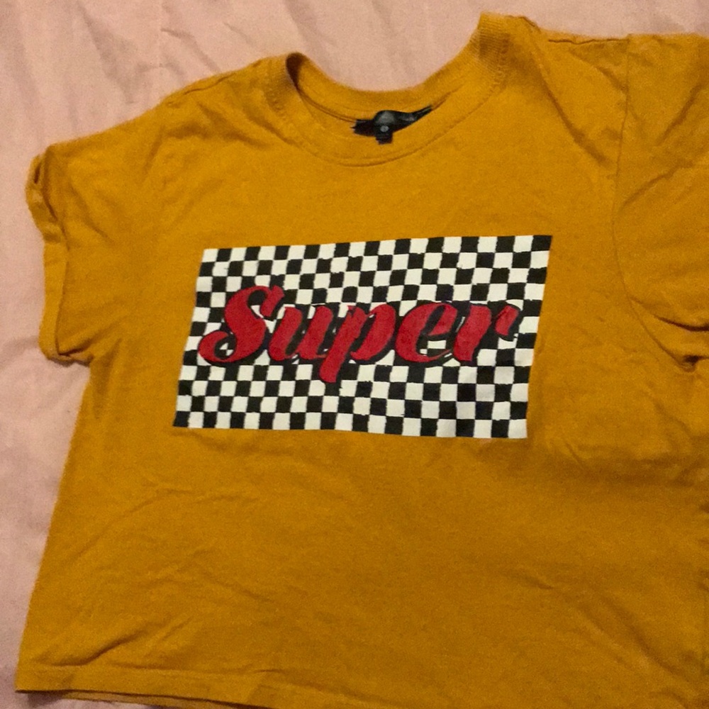 Size Small yellow/mustard croptop! Only used Twice